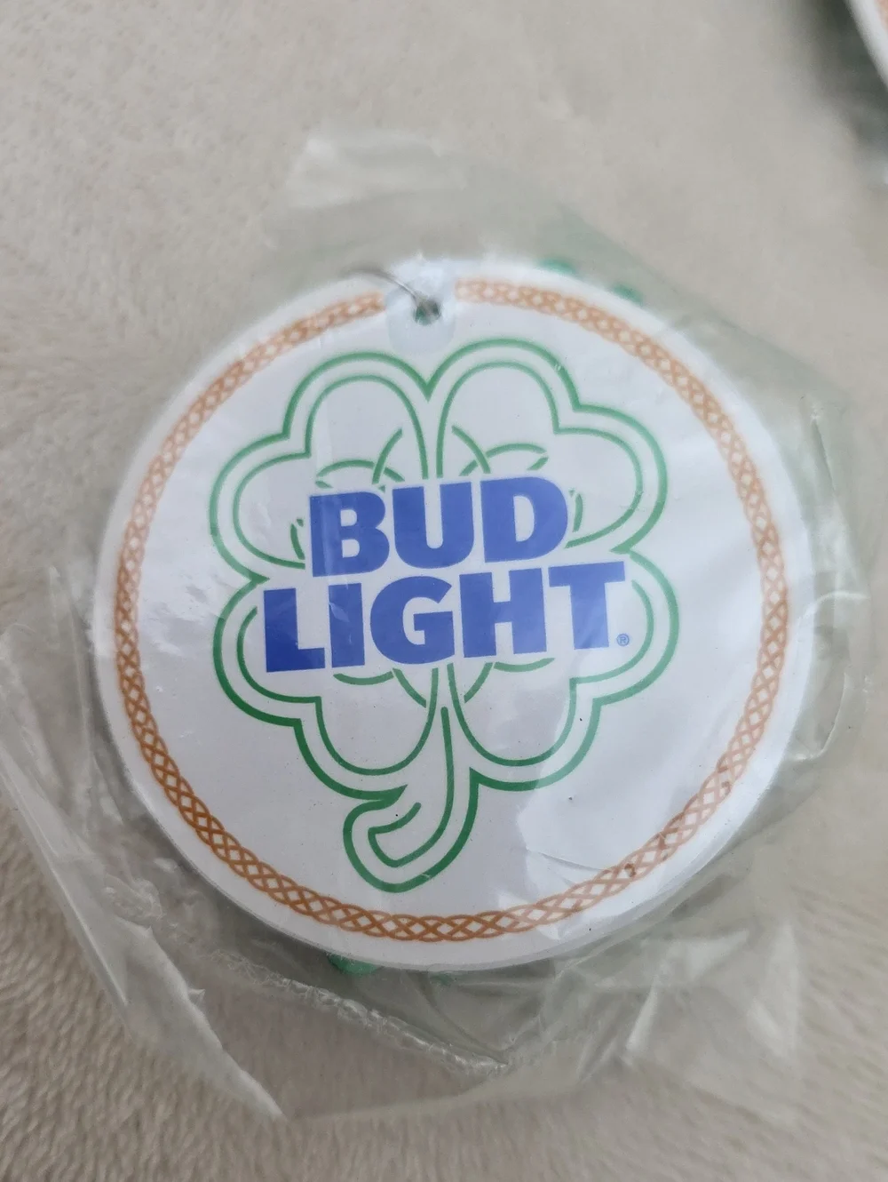Lot of 35 Bud Light Bead Necklaces + 2 Green Bud Light Sunglasses Party Favors